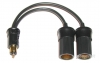 Powerlet Plug to Dual USB Adapter