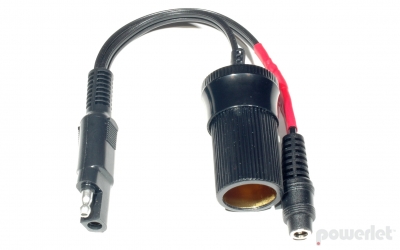 PAC-035 SAE To Cigarette and Coax Y Cable