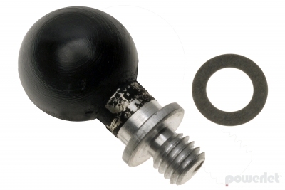 Ram 1" Ball with fiber washer 3/8-16 thread post PBK-010