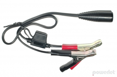 Alligator Clips To Powerlet Socket
