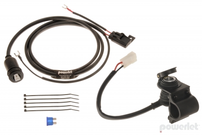 Bar Mount Powerlet Socket Kit. 24" Harness