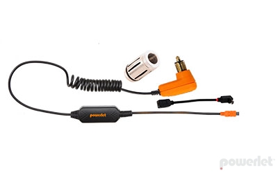 PPC-029 Mini USB Powerlet 18" Cable with Cigarette to Powerl
