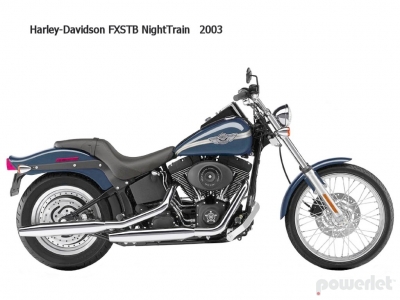 Harley Davidson FXSTB 1450 Softail Night Train 2000 - 2006