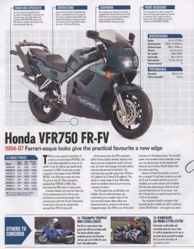 Honda VFR750F 1994 - 1997