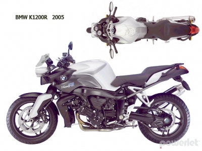 BMW K1200R 2005 K-1200-R K1200-R K-1200R 2006 2007